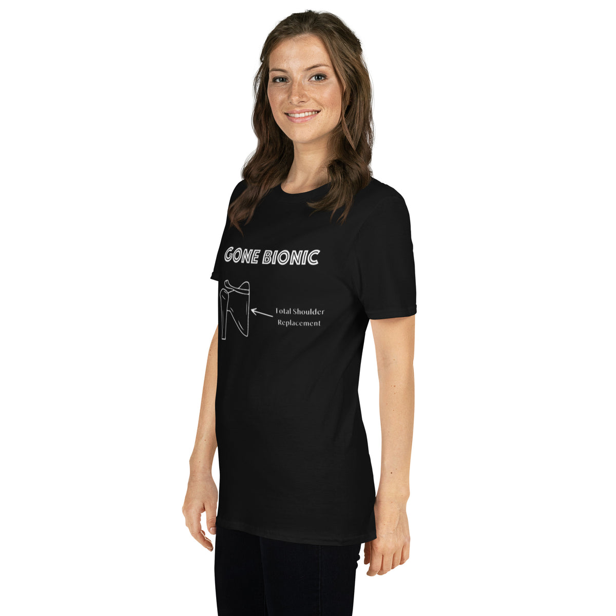 &quot;Gone Bionic (Shoulder)&quot; Short-Sleeve Unisex T-Shirt