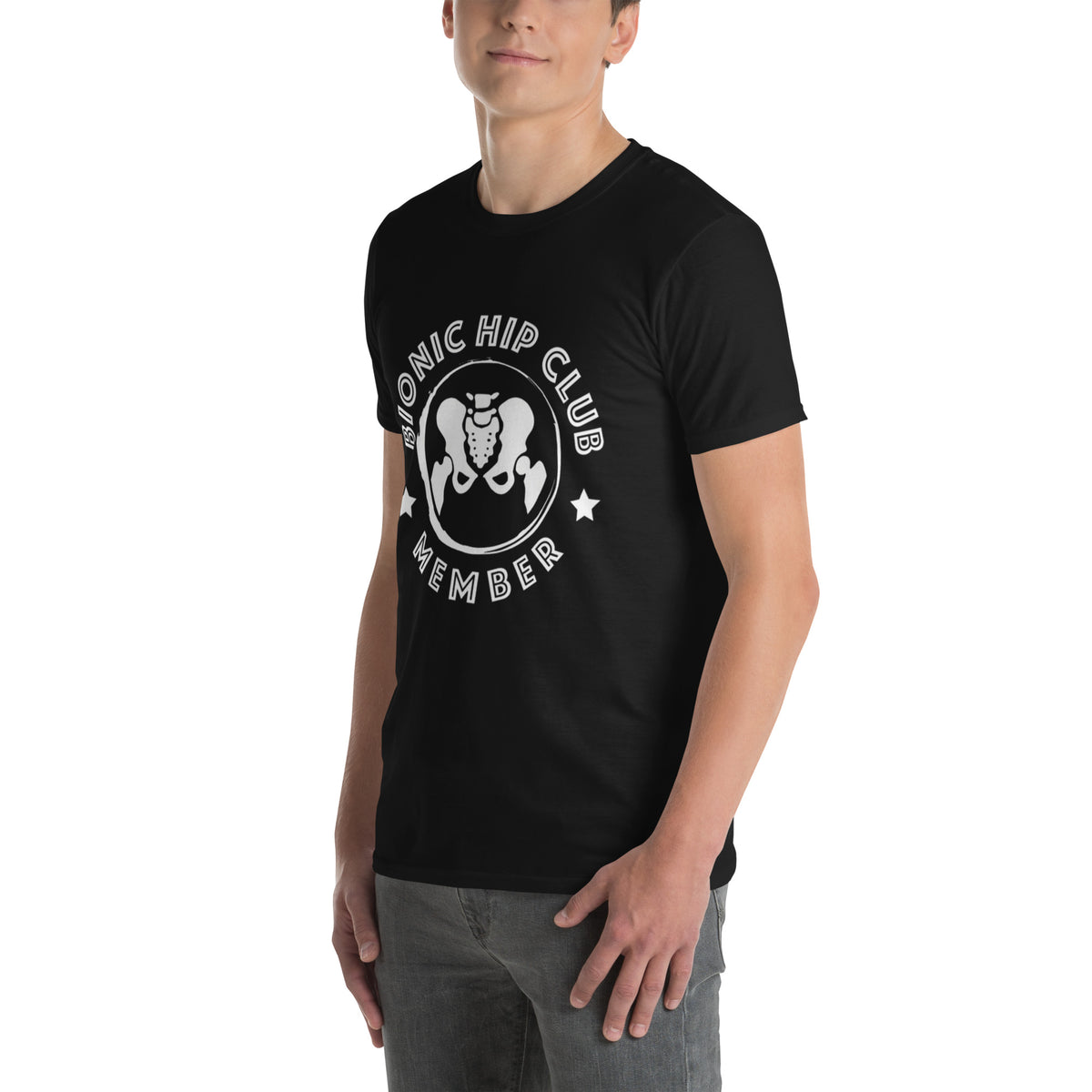 &quot;Bionic Hip Club Member&quot; Short-Sleeve Unisex T-Shirt