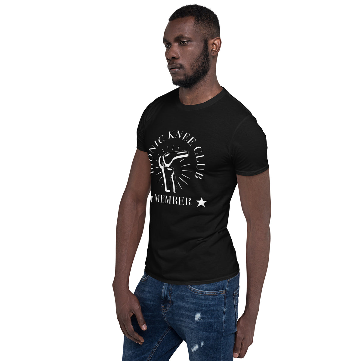 &quot;Bionic Knee Club Member&quot; Short-Sleeve Unisex T-Shirt