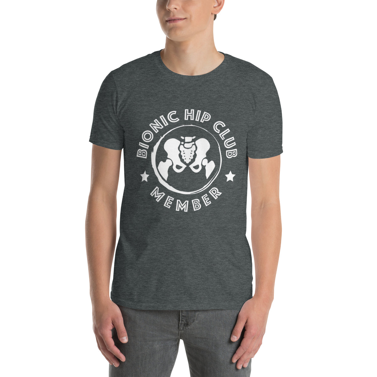 &quot;Bionic Hip Club Member&quot; Short-Sleeve Unisex T-Shirt