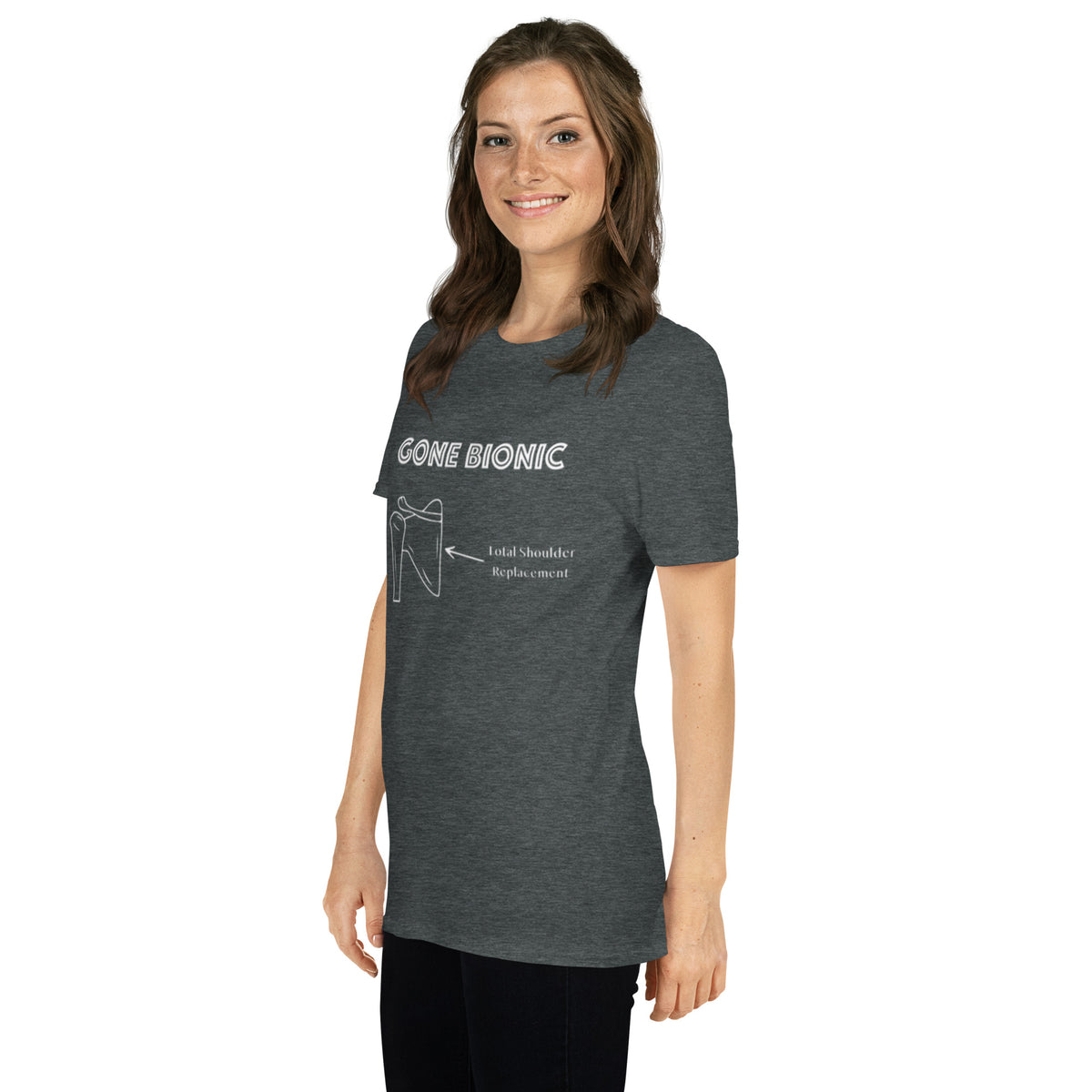 &quot;Gone Bionic (Shoulder)&quot; Short-Sleeve Unisex T-Shirt