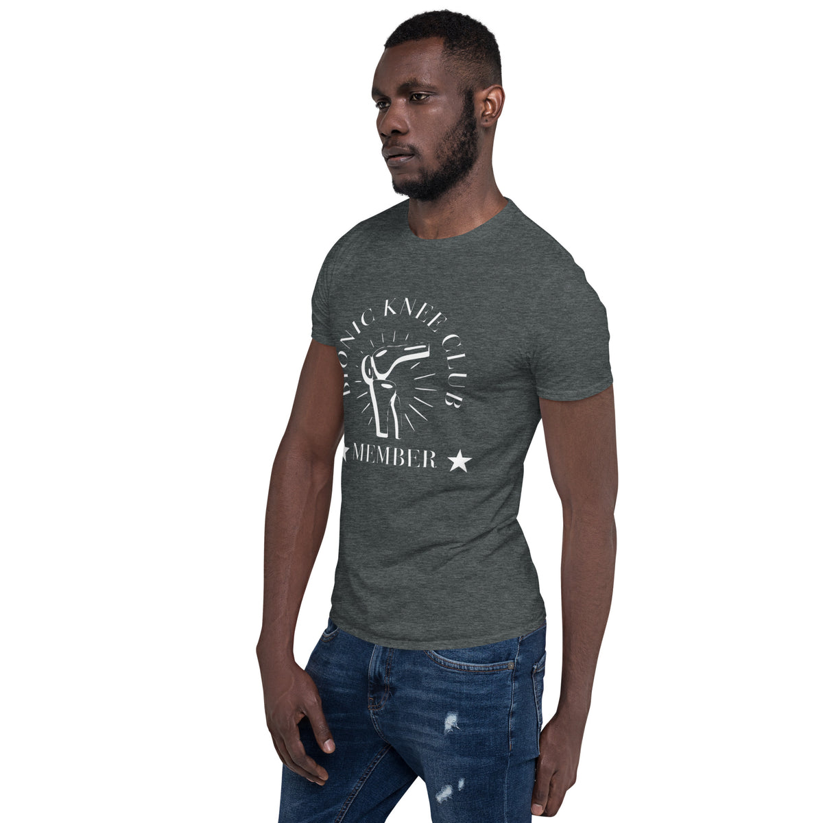 &quot;Bionic Knee Club Member&quot; Short-Sleeve Unisex T-Shirt