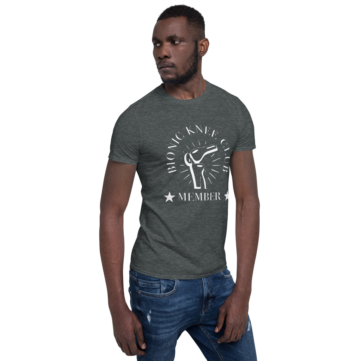 &quot;Bionic Knee Club Member&quot; Short-Sleeve Unisex T-Shirt