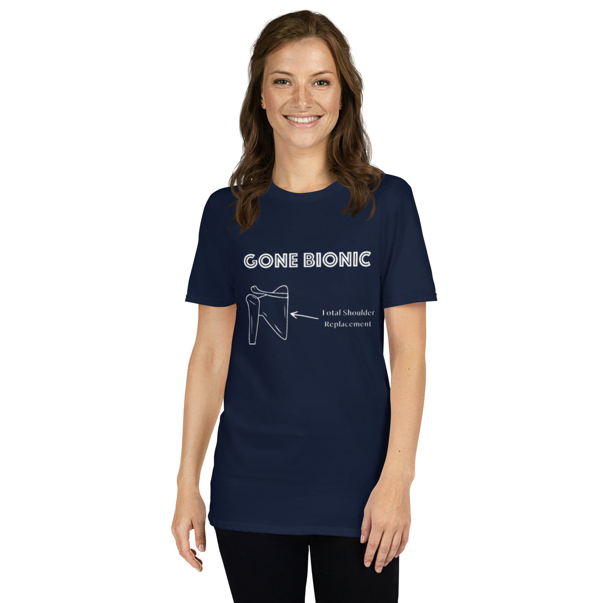 &quot;Gone Bionic (Shoulder)&quot; Short-Sleeve Unisex T-Shirt