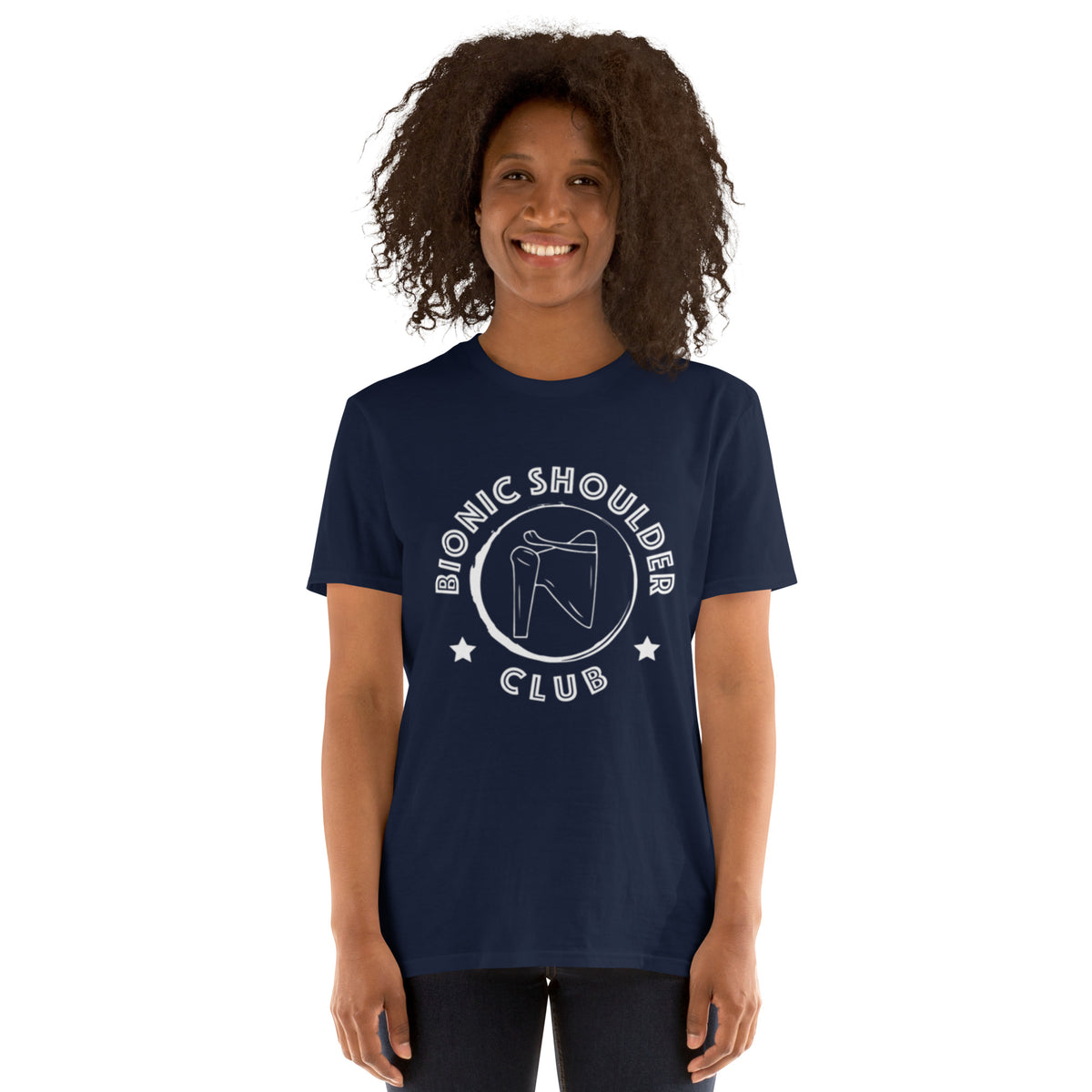 &quot;Bionic Shoulder Club&quot; Short-Sleeve Unisex T-Shirt