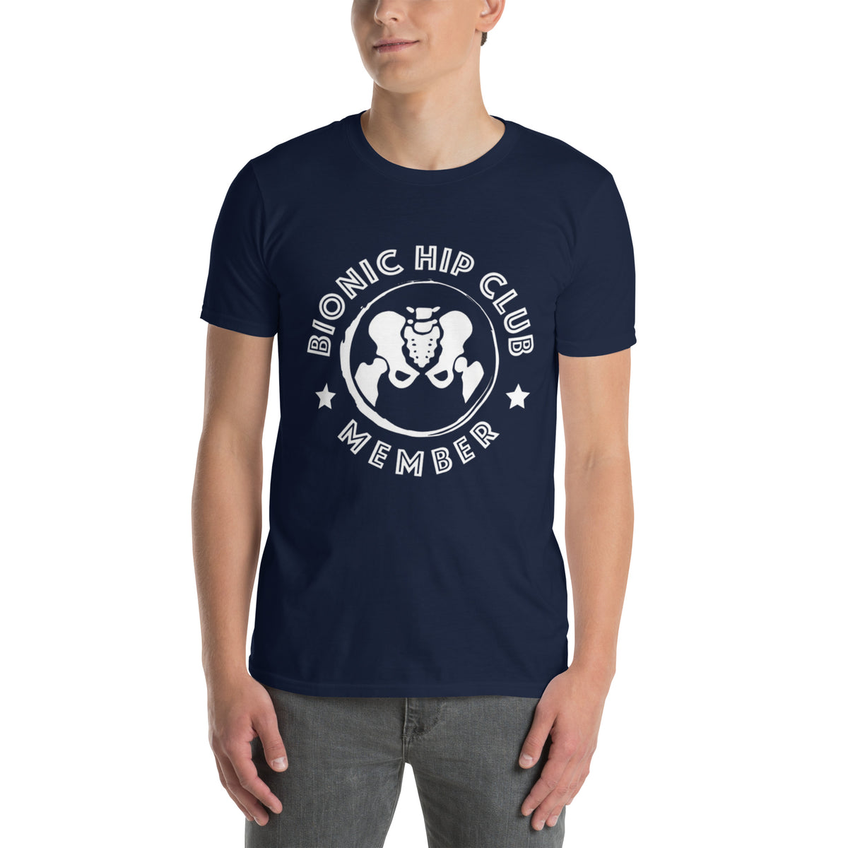 &quot;Bionic Hip Club Member&quot; Short-Sleeve Unisex T-Shirt