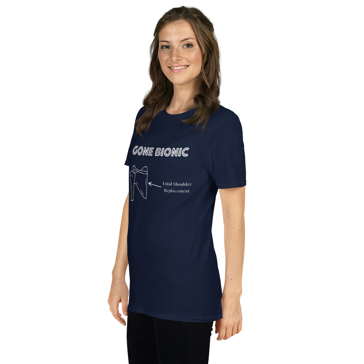 &quot;Gone Bionic (Shoulder)&quot; Short-Sleeve Unisex T-Shirt