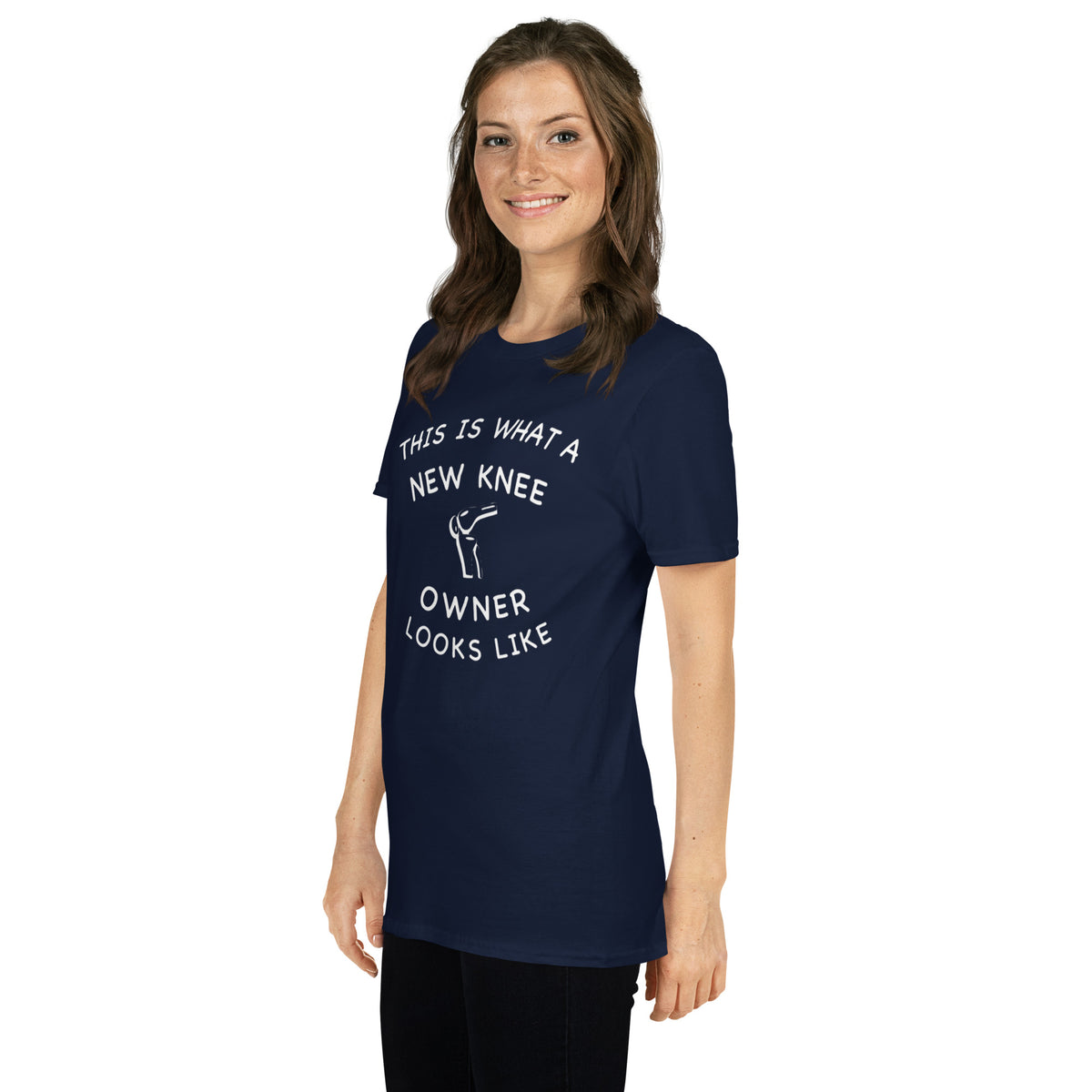 &quot;This Is What a New Knee Owner Looks Like&quot; Short-Sleeve Unisex T-Shirt