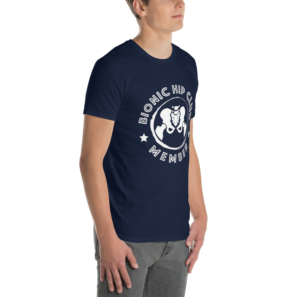 &quot;Bionic Hip Club Member&quot; Short-Sleeve Unisex T-Shirt