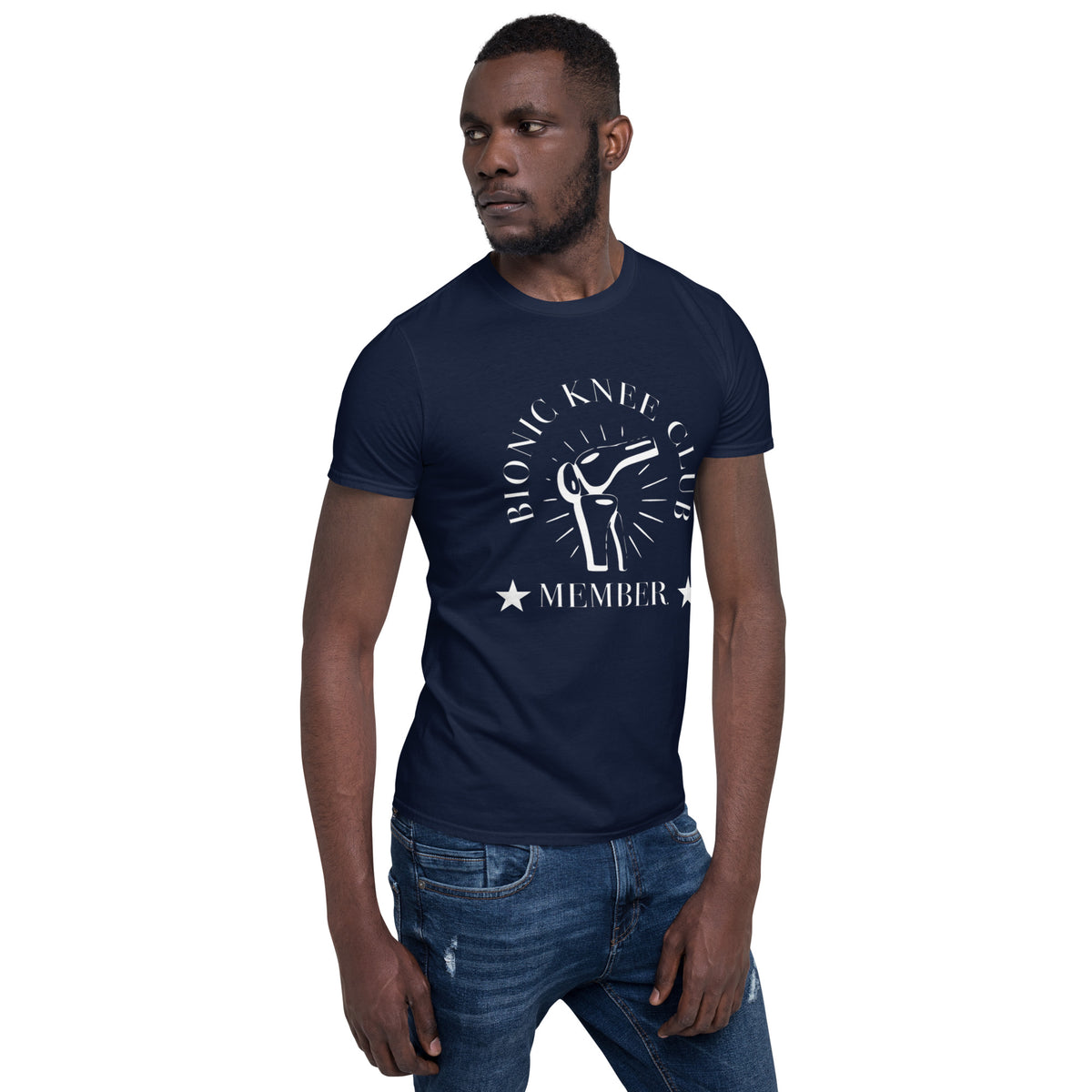 &quot;Bionic Knee Club Member&quot; Short-Sleeve Unisex T-Shirt