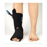 Breg Polar Care Wave ankle pad worn on the foot and ankle