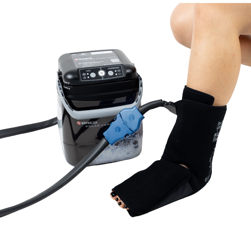 Ice compression outlet machine