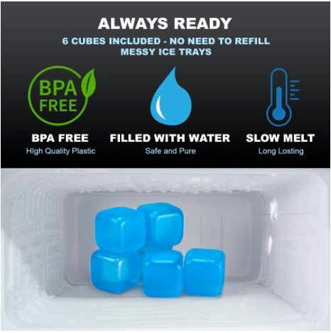 Universal Reusable Ice Cube for Cold Therapy Ice Machines