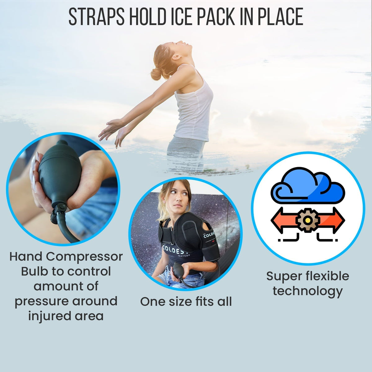 Air Compression Shoulder Ice Pack - Coldest