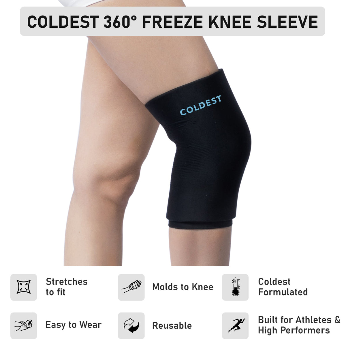 Knee 360° Ice Pack Sleeve - Coldest